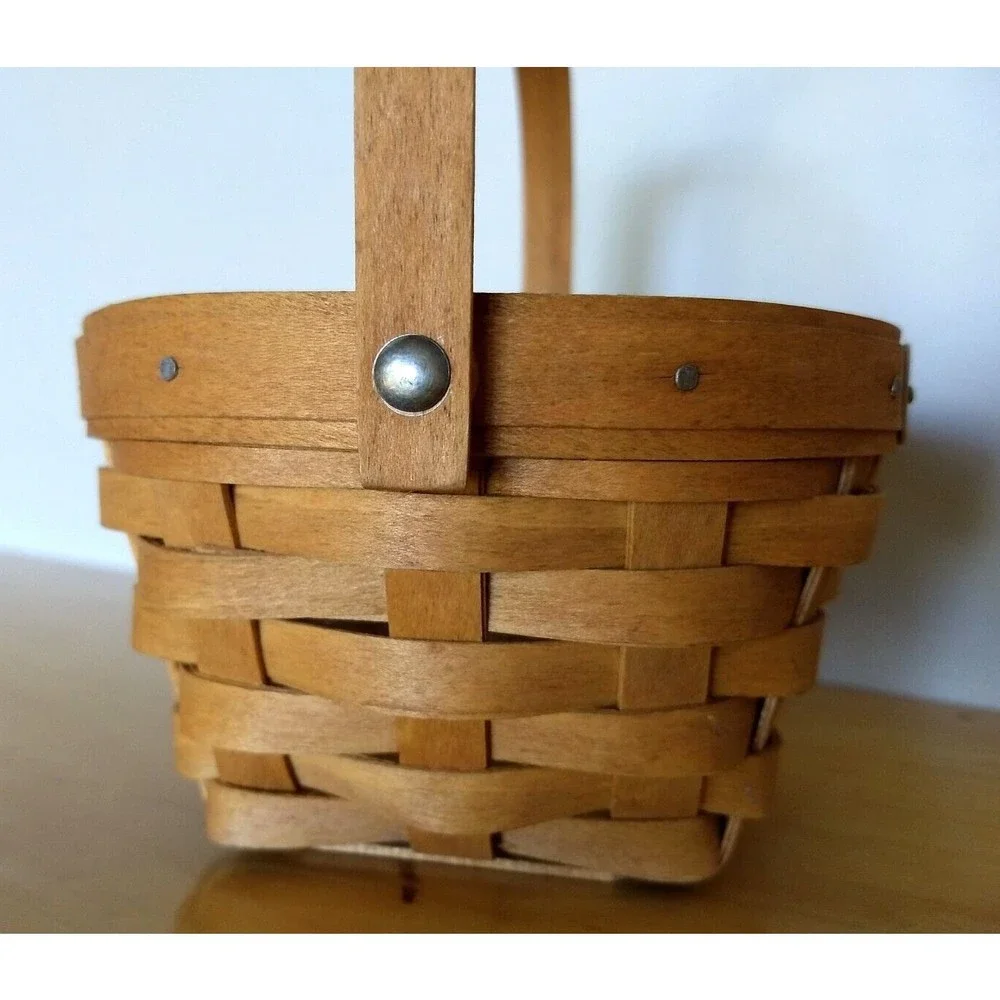 LONGABERGER‎ Swing Handle 2005 Dresden Basket with Protective Liner SIGNED